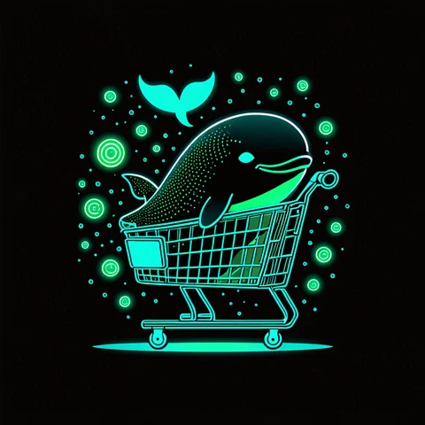 The Whale digital footprint illustration