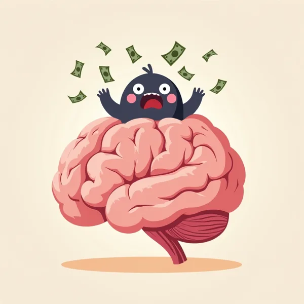 The Paper Hands investor brain illustration